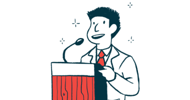 treating Cushing's conference | Cushing's Disease News | speaker at podium