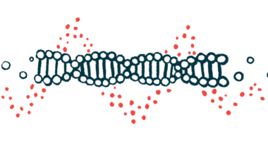 Illustration of DNA strand.