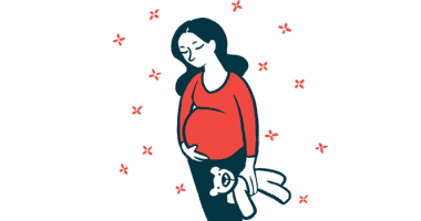 pregnancy with Cushing's disease | Cushing's Disease News | illustration of pregnant woman
