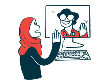 telehealth across state borders | illustration of woman using telehealth