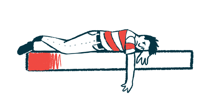 sleep apnea | Cushing's Disease News | illustration of man laying on bench