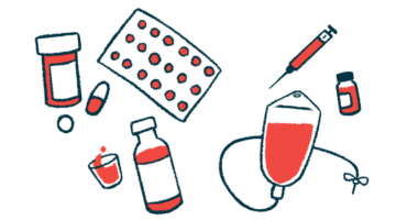 A variety of different types of medication, including an injection syringe, an intravenous medicine bag, and pills and capsules, are pictured together.