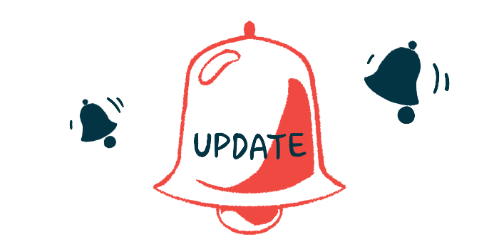A large bell labeled 'update' in all capital letters is seen between two smaller, ringing bells.